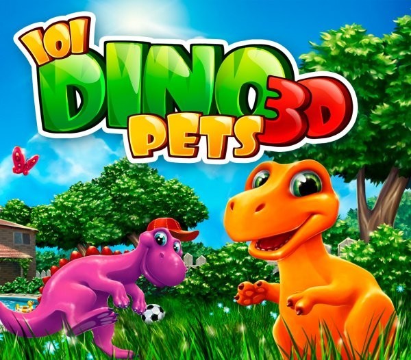 Portada oficial de 101 DinoPets 3D  3DS