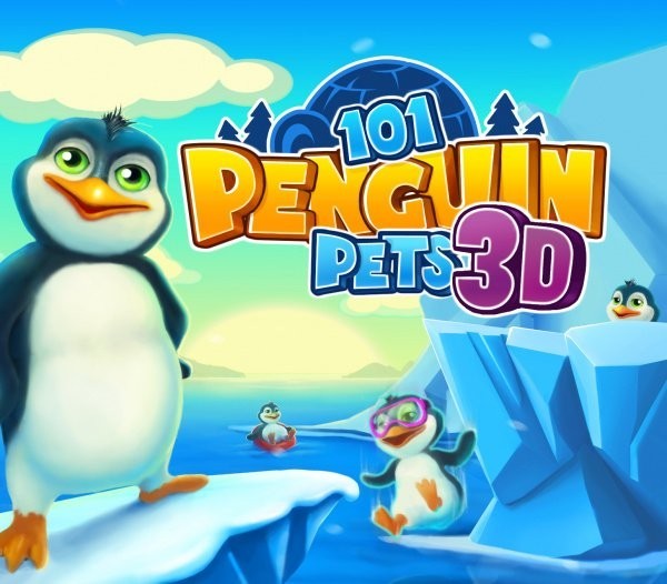Portada oficial de 101 Penguin Pets 3D  3DS