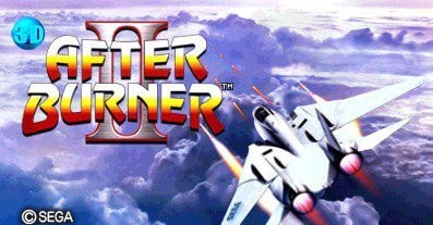 Portada oficial de 3D After Burner II  3DS