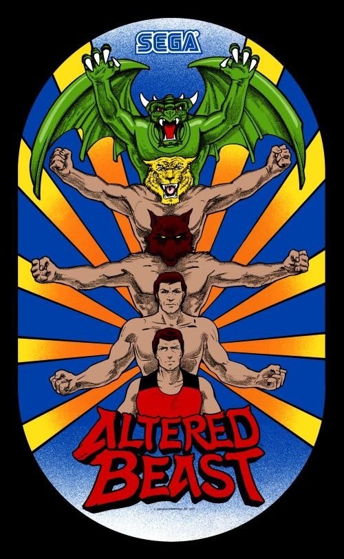 Portada oficial de 3D Altered Beast  3DS