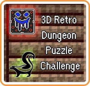 Portada oficial de 3D Retro Dungeon Puzzle Challenge  3DS
