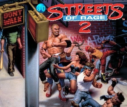 Portada oficial de 3D Streets of Rage 2  3DS