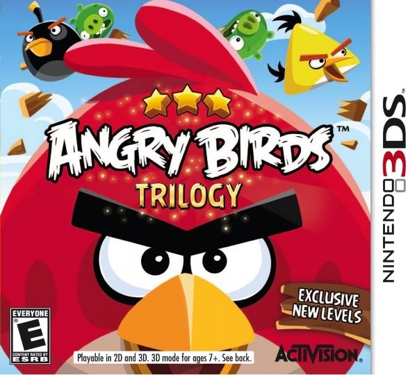 Portada oficial de Angry Birds Trilogy  3DS