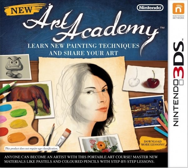 Portada oficial de Art Academy: Lessons for Everyone!  3DS