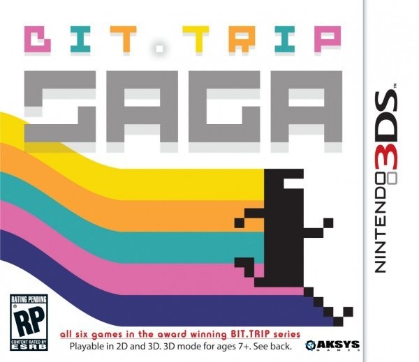 Portada oficial de BIT.TRIP SAGA  3DS