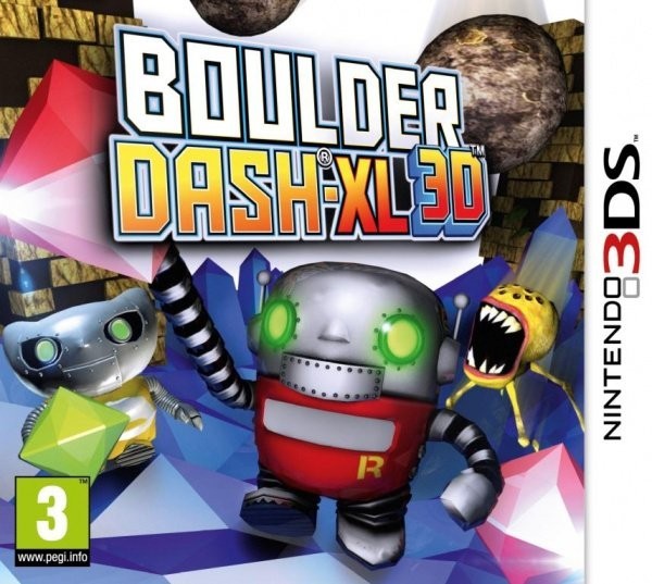 Portada oficial de Boulder Dash-XL 3D  3DS