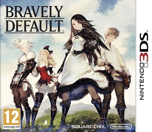 Portada oficial de Bravely Default  3DS