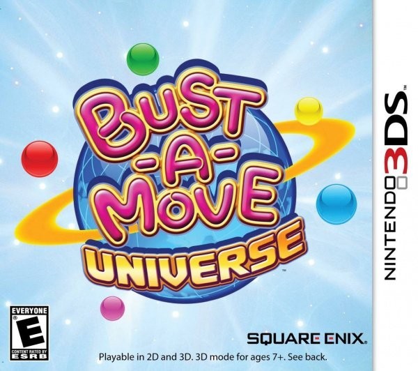 Portada oficial de Bust-A-Move Universe  3DS