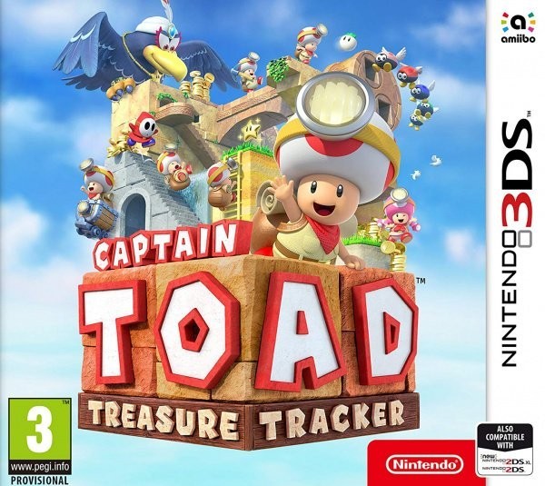 Portada oficial de Captain Toad: Treasure Tracker  3DS