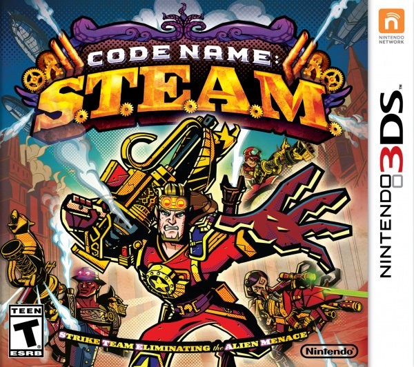 Portada oficial de Code Name: S.T.E.A.M.  3DS