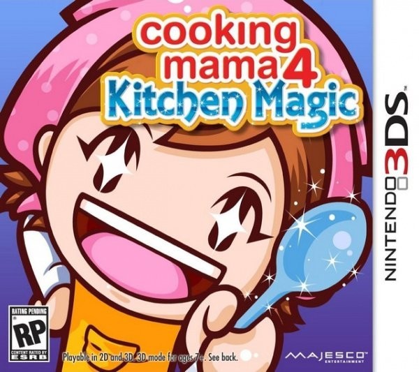 Portada oficial de Cooking Mama 4: Kitchen Magic  3DS
