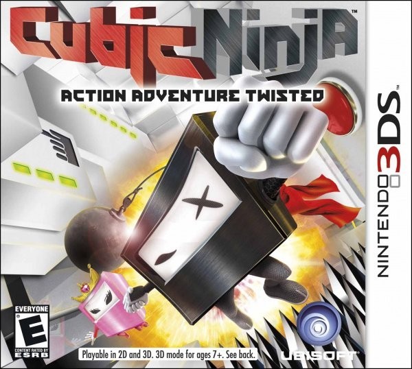 Portada oficial de Cubic Ninja  3DS