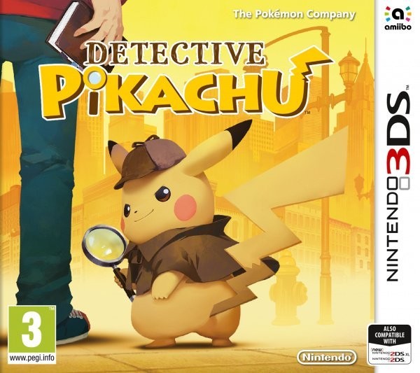 Portada oficial de Detective Pikachu  3DS