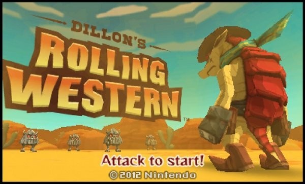 Portada oficial de Dillon's Rolling Western  3DS