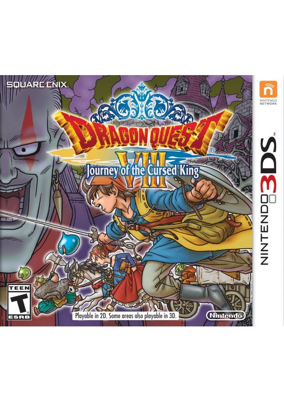 Portada oficial de Dragon Quest VIII: El Periplo del Rey Maldito 3DS