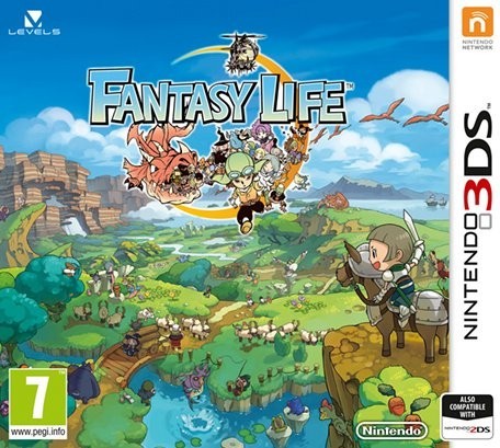 Portada oficial de Fantasy Life  3DS