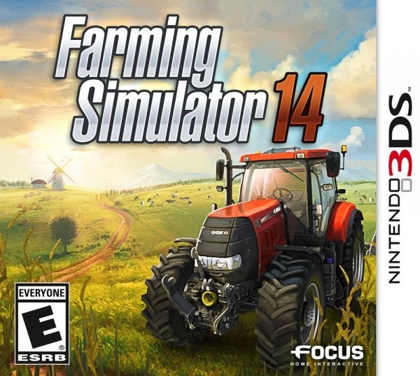Portada oficial de Farming Simulator 14  3DS