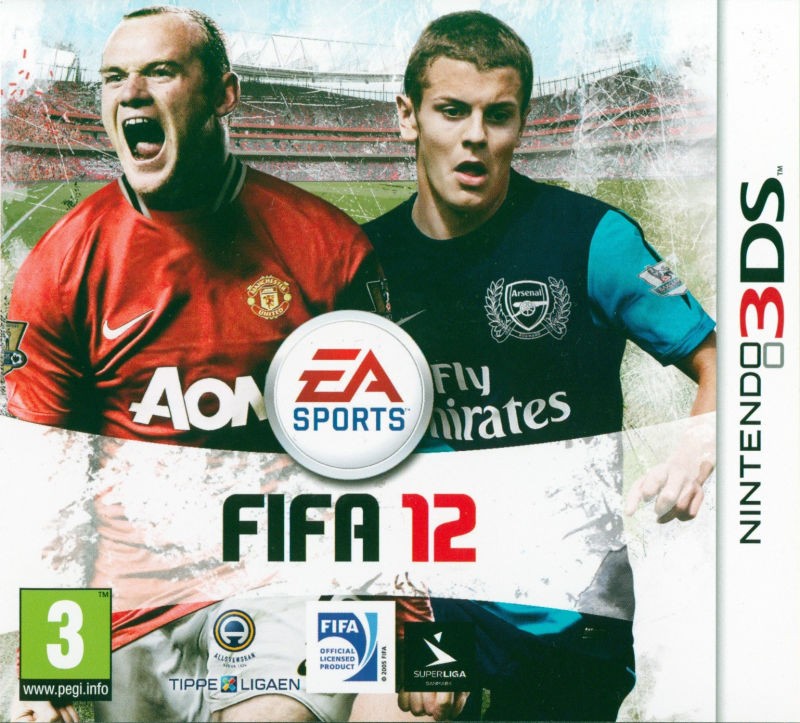 Portada oficial de FIFA 12  3DS