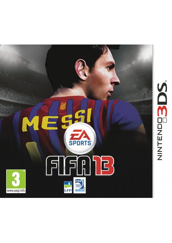 Portada oficial de FIFA 13  3DS
