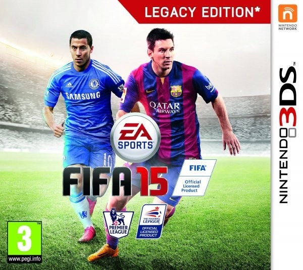 Portada oficial de FIFA 15  3DS