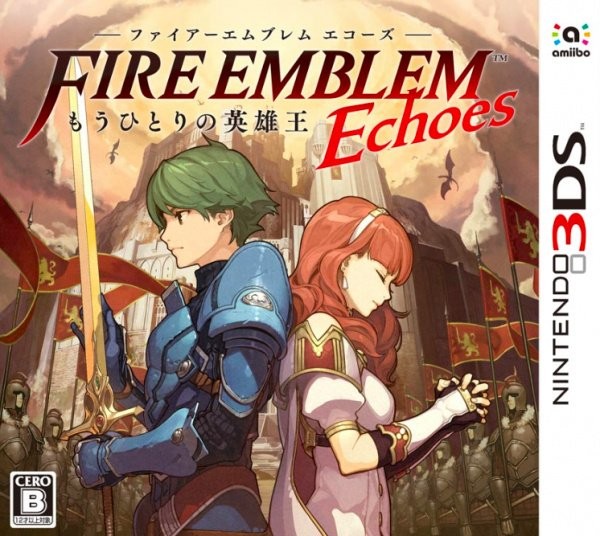 Portada oficial de Fire Emblem Echoes: Shadows of Valentia  3DS