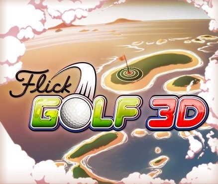 Portada oficial de Flick Golf 3D  3DS