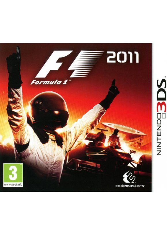 Portada oficial de Formula 1 2011 3DS