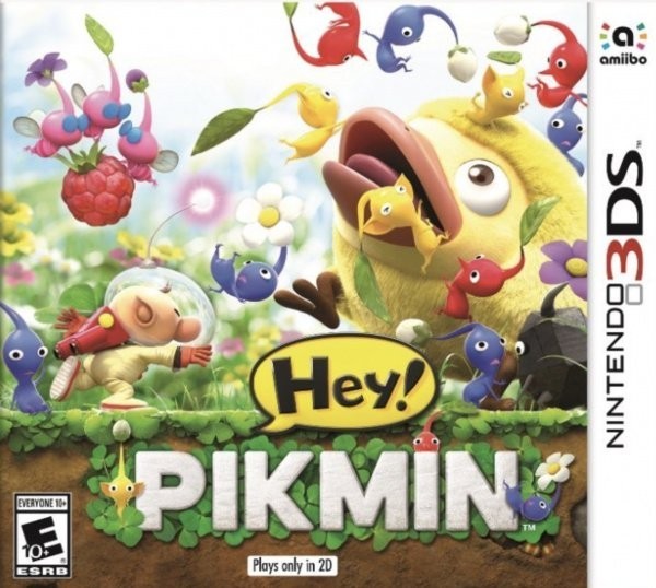 Portada oficial de Hey! Pikmin  3DS