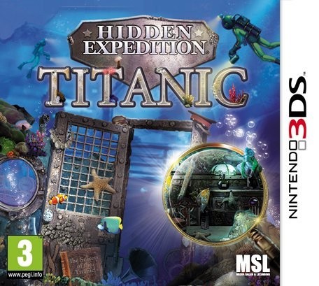 Portada oficial de Hidden Expedition: Titanic  3DS