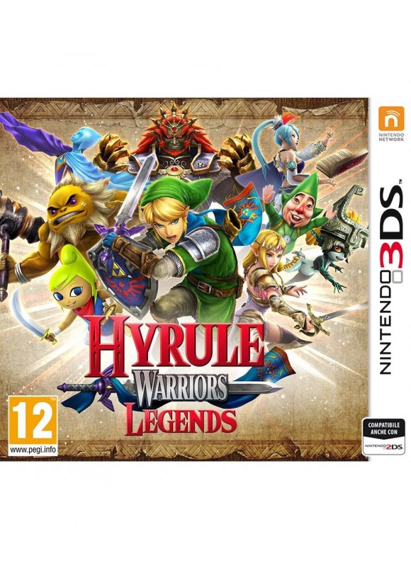 Portada oficial de Hyrule Warriors Legends  3DS