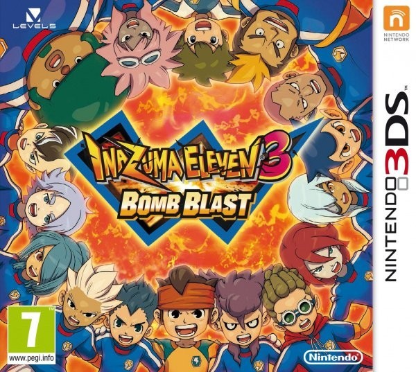 Portada oficial de Inazuma Eleven 3  3DS