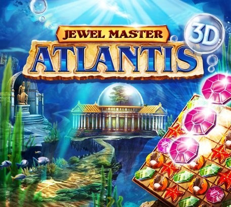 Portada oficial de Jewel Master Atlantis 3D  3DS