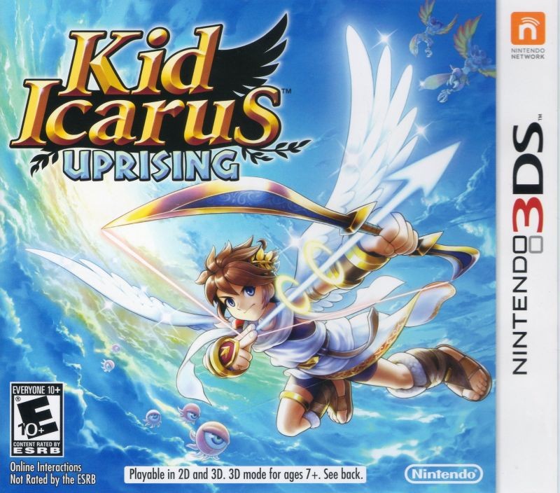 Portada oficial de Kid Icarus: Uprising  3DS