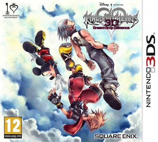 Portada oficial de Kingdom Hearts 3D: Dream Drop Distance  3DS