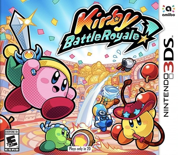 Portada oficial de Kirby Battle Royale  3DS