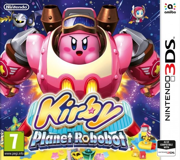 Portada oficial de Kirby: Planet Robobot  3DS