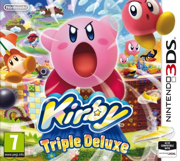 Portada oficial de Kirby: Triple Deluxe  3DS