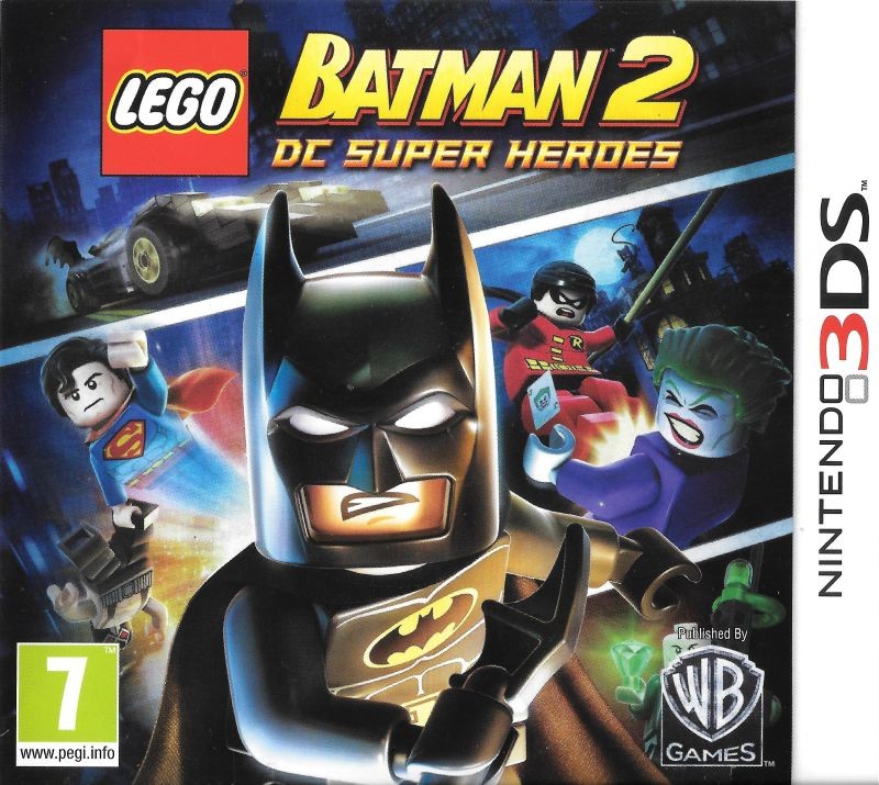 Portada oficial de LEGO Batman 2: DC Super Heroes  3DS