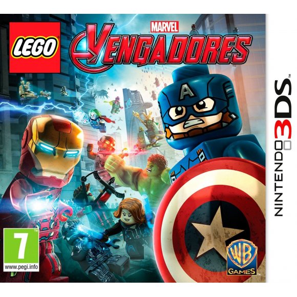 Portada oficial de LEGO Vengadores 3DS