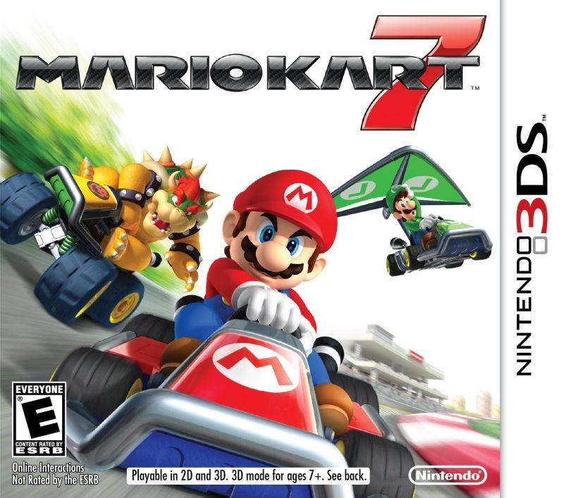 Portada oficial de Mario Kart 7  3DS