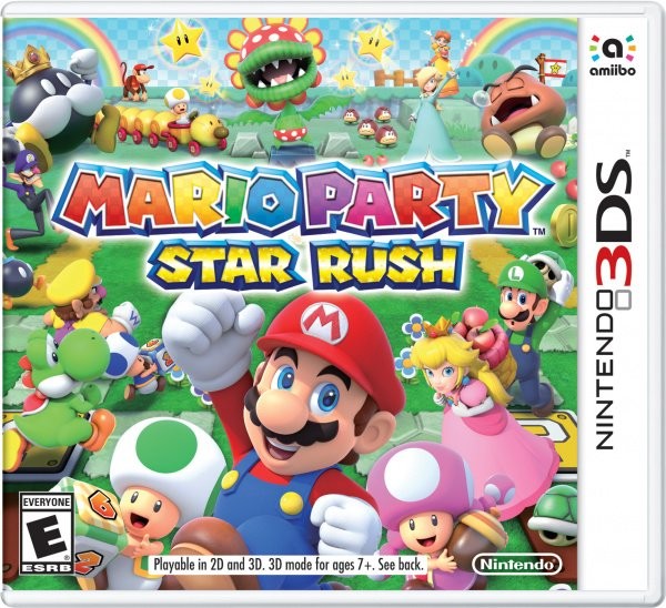 Portada oficial de Mario Party: Star Rush  3DS