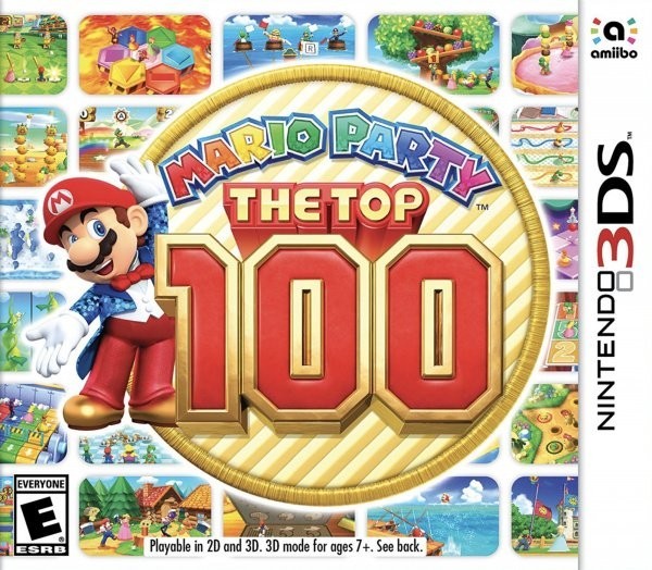 Portada oficial de Mario Party: The Top 100  3DS