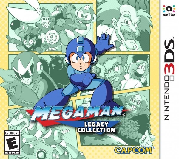 Portada oficial de Mega Man Legacy Collection  3DS