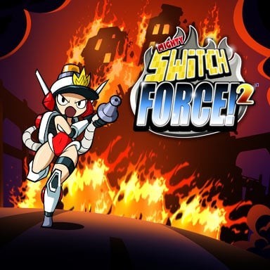 Portada oficial de Mighty Switch Force! 2  3DS
