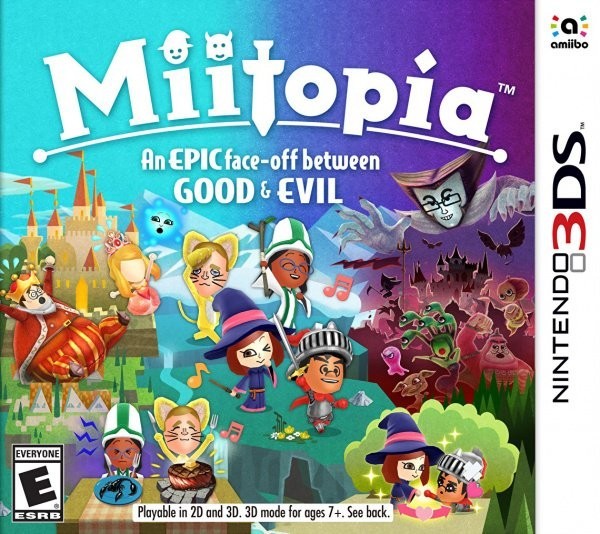Portada oficial de Miitopia  3DS