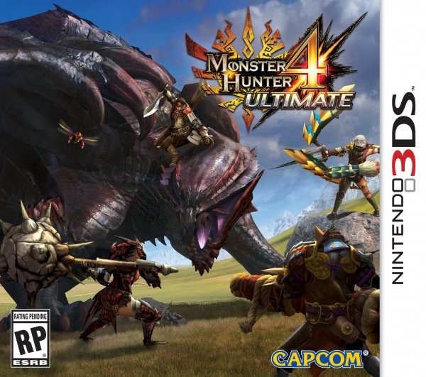 Portada oficial de Monster Hunter 4 Ultimate  3DS