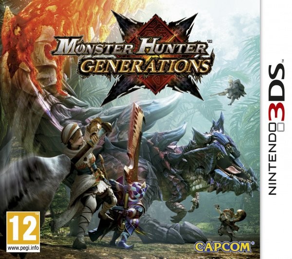 Portada oficial de Monster Hunter Generations  3DS