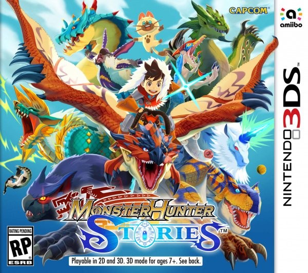 Portada oficial de Monster Hunter Stories  3DS