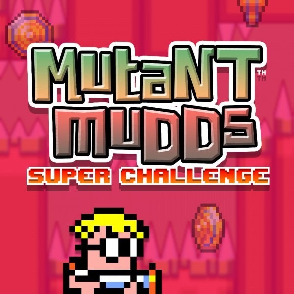 Portada oficial de Mutant Mudds Super Challenge  3DS