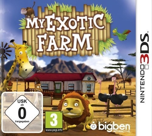 Portada oficial de My Exotic Farm  3DS